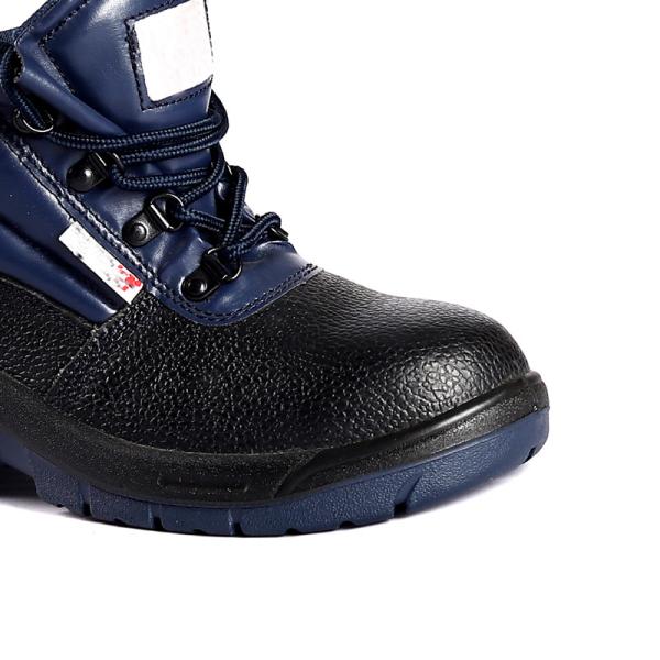 Construction Men Safety Work Shoes Industrial Cow Leather Anti Puncture Steel Toe Rubber Outsole