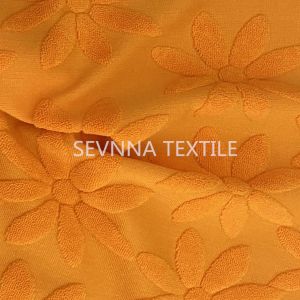 Quality 260gsm SPF30 Recycled Swimwear Fabric Eco Terry Solid Colors for sale