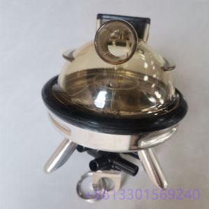 Stainless Steel Claw Base Durable LUNIK 350CC Milk Collector for Cow Milking