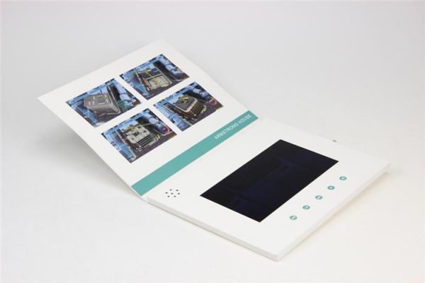 Buy 10.1 inch LCD video in brochure,HD resolution video in print brochure technology mini tv in a card at wholesale prices