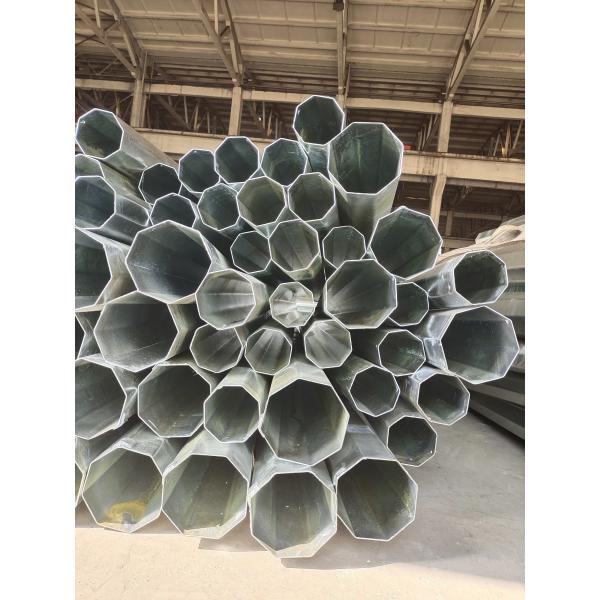 Buy Q235 Electrical Steel Tubular Pole Galvanized Power Overhead Project at wholesale prices