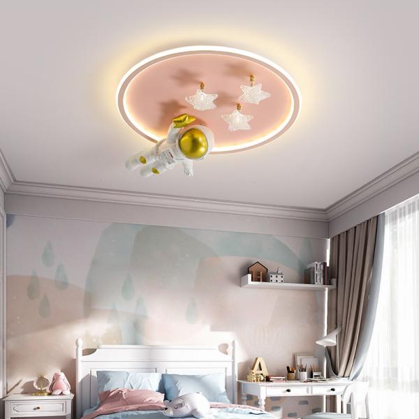 Children's Room Ceiling Lights Boy Bedroom Astronaut Creative Minimalist Cartoon Ceiling Lights(WH-MA-294)