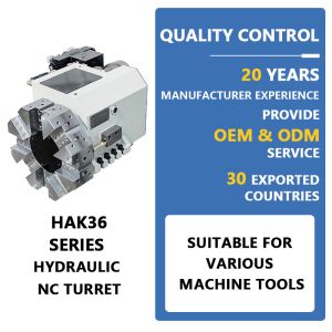 HAK36 Hydraulic CNC Spinning Lathe Tool Turret 8 Tools CNC Lathe Turret Tool