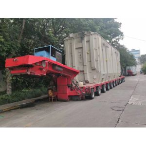Jost Kingpin Transport Semi Hydraulic Modular Axis Flatbed Axle Trailer For