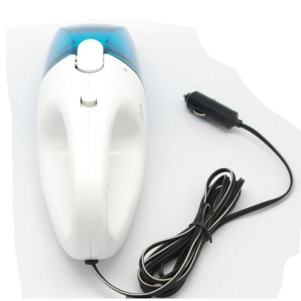12v Dc Portable Handheld Car Vacuum Cleaner Plastic Material In Blue White Color