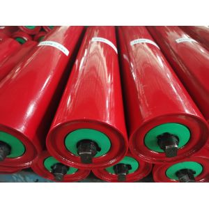 Carbon Steel Belt Conveyor Roller With 206 Bearing