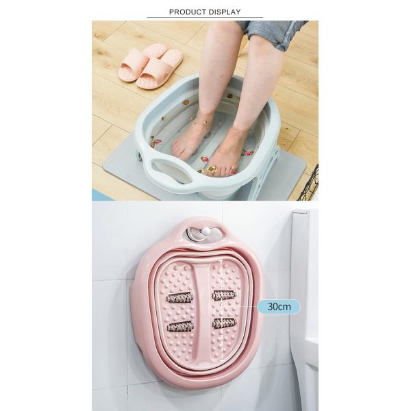 1KG Portable Plastic Foldable Foot Massage Bucket