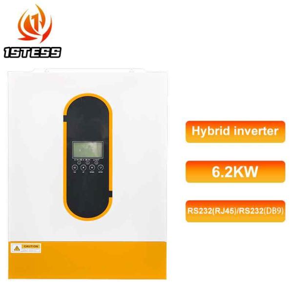 Buy Off Grid Hybrid Solar Inverter Single Phase Pure Sine Wave 48V 6.2kw Built-In MPPT Smart Load Management at wholesale prices