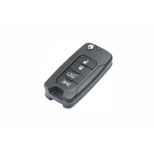 Quality 433 MHZ 4 Button Flip Remote Dodge Ram Smart Key Plastic Material Black Color for sale