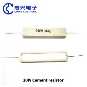 China factory Resistor 1W 2W 3W 5W 11W 15W 17W 20W 25W ceramic Cement Resistor