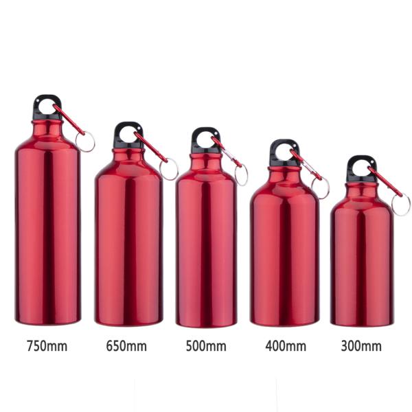 cheap custom black 500ml aluminum beer bottle, with plastic lid sports drinking water bottle aluminum wholesale