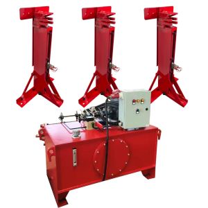 Hydraulic Jacking System Max Height 400mm Wincoo Simple Piston Type for Enameled