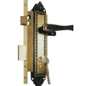 2 Inch Double Mortise Lock , Bedroom Double Cylinder Mortise Lock