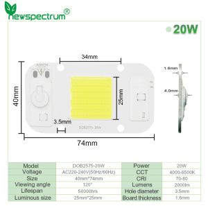 Aluminum Material COB LED Module
