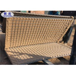China Sand Filled Gabion Flood Barriers With Geotextile Galvanized Steel Wire on sale