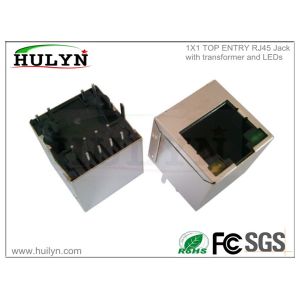 Quality RJ45 with transformer RJ45 JACK Gigabit Vertical for sale