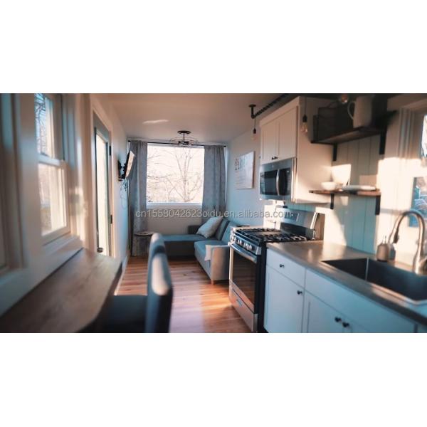 40ft Shipping Container Transformation for a Convenient Family Home Bedroom Living Room Kitchen and Bathroom Included