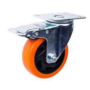 Industrial Medical Furniture Caster Wheel with Stopper Heavy Duty Swivel Castor