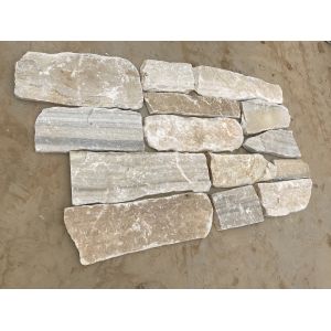 Thickness 2.5cm Wall Cladding Limestone Random Coursed Stone