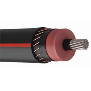 China Copper Conductor 15kv Concentric Neutral Cable 2x185mm2 2x300mm2 on sale