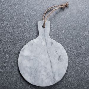 Round Oem Marble Stone Chopping Board For Kitchen