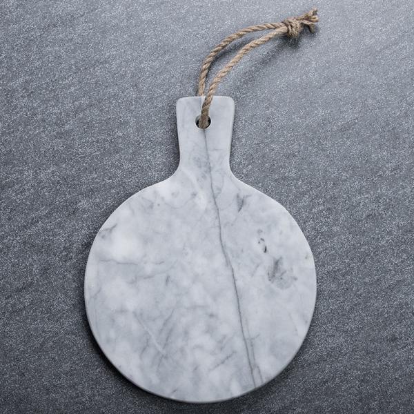 Buy Round Oem Marble Stone Chopping Board For Kitchen at wholesale prices