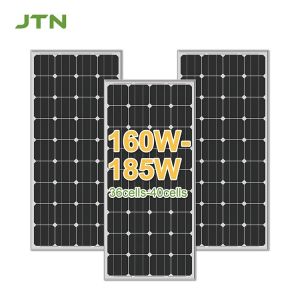 Quality Monocrystalline Solar Panel 110W 170W Full Black with MC4/DC/Anderson Output Mode for sale