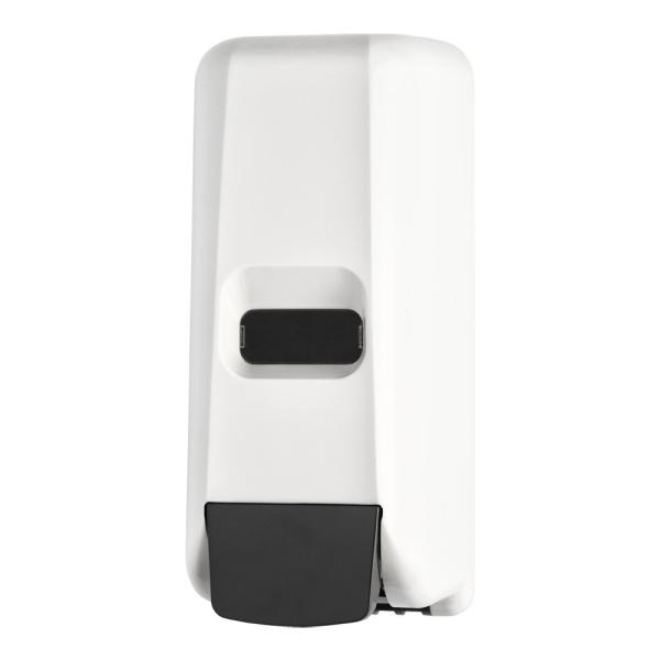 Buy 1000ml Manual Foam soap dispenser with refillable reservoir, ABS plastic, white color, wall mounted at wholesale prices