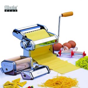 Pasta Maker Deluxe Set By Cucina Pro Includes Spaghetti Fettucini Angel Hair