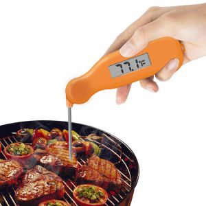 Food Cooking Electronic Bbq Thermometer With Stainless Steel Pocket Probe