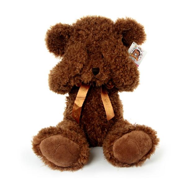 Buy Manufacturer AOZ free Plush stuffed bare bear shy teddy bear at wholesale prices