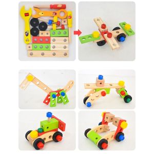 ODM Multifunctional Kid Simulation Wooden Toolbox Toy