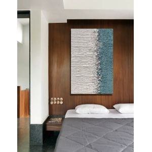 100% Hand Painted 3D Abstract Canvas Oil Painting For Living Room Decor Custom