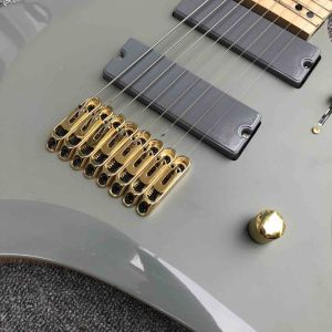 Custom 8 Strings Electric Guitar with Maple Fingerboard Gold Hardware