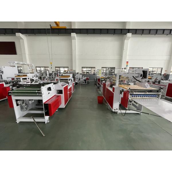 PE Towel Hot Cutting Side Sealing Bag Making Machine 9050X2800X1600mm