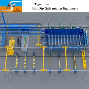 I Type Production Line Supplier Hot Dip Galvanizing Equipment Production Line