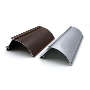 T6 Architectural Aluminium Profiles Venetian Blind Components Curtain Rail