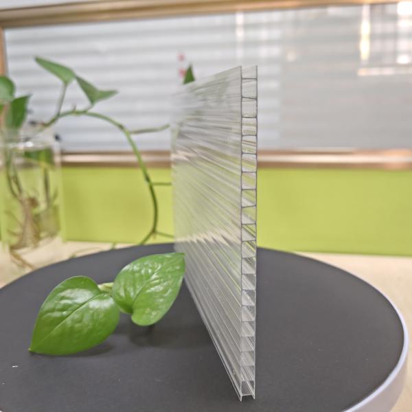 Buy 6mm 10mm polycarbonate sheet Clear Hollow at wholesale prices