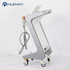 Vertical two handles RF Microneedle skin rejuvenation scan treatment machine