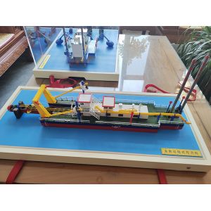 Custom Built Diesel Cutter Suction Dredger With A Blue Color For Specific