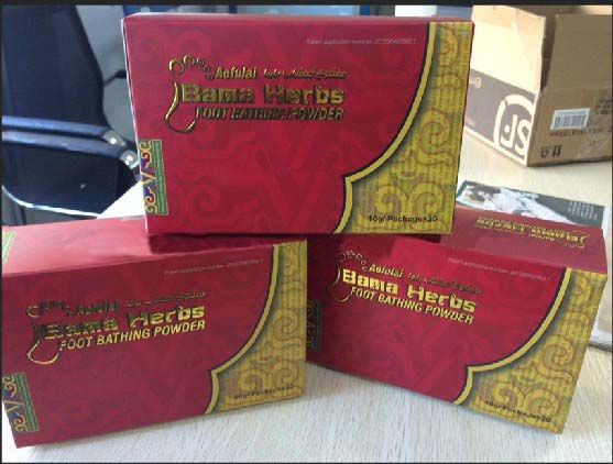 English Arabic Foot Powder Bama Herbs