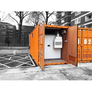 Temperature-Regulated Container Cold Room for Frozen Food Cooling Method Direct