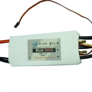 Quality HV 22S 240A Brushless Powerful RC Boat ESC With White Heat Shrink 387g for sale