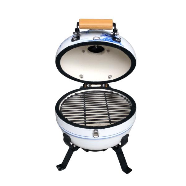 2025 Newest High Quality Kamado Mini Portable Bbq Grill Kamado Ceramic Charcoal Grill/wooden Fire Oven/grill Kamado