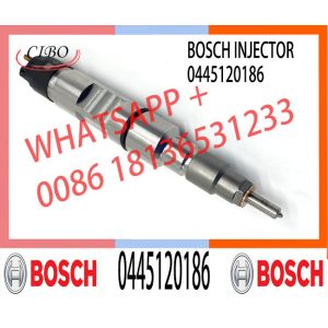 Diesel Common Rail Injector 0445120186 Nozzle DLLA153P1831 Valve F00RJ02472 for