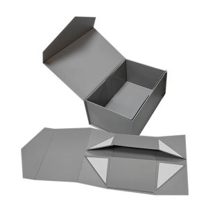 Custom Clothing Magnetic Packaging Box Matt / Glossy Lamination Rectangle Shape