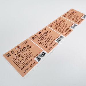 Embossed Adhesive Wine Labels Stickers UV Spot Varnishin CMYK Printable