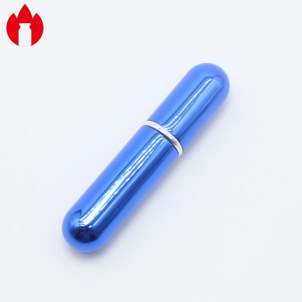 Blue 5ml Perfume Glass Vial With Screw Neck Shape