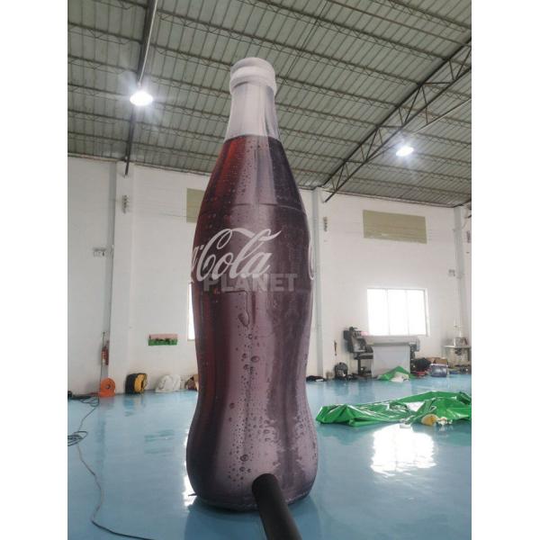 ASTM 4m Tall Advertising Inflatable Coca Cola Bottle