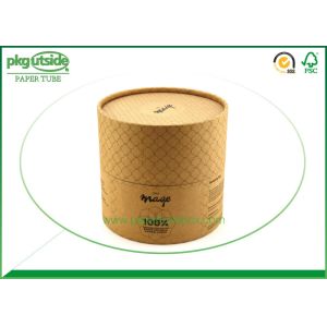 Handmade Cardboard Tube Boxes Embossing Surface Finish Damp - Proof Eco -